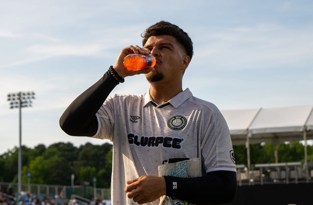 Last sip before kickoff
